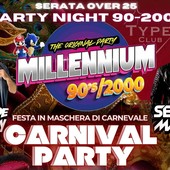 Festa di Carnevale, sul palco i Millennium 90/2000