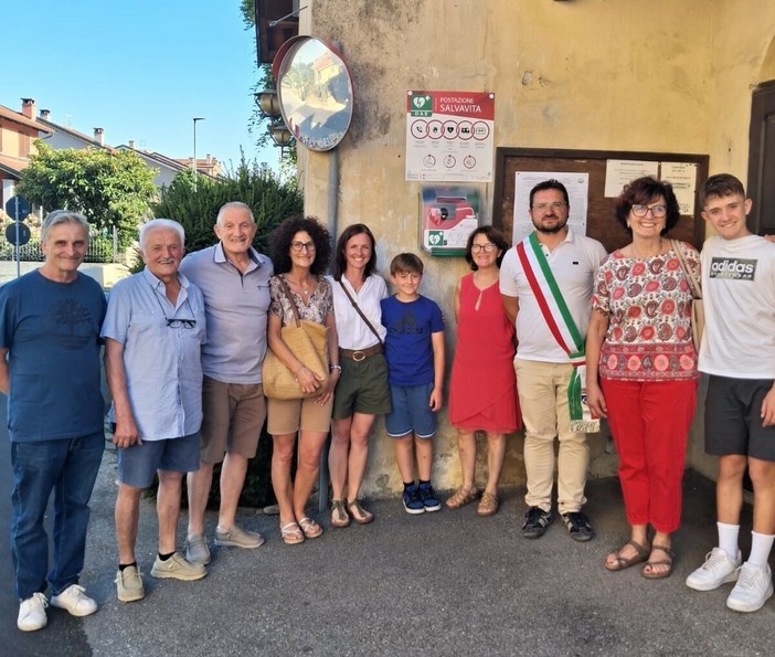 Ceretto di Costigliole Saluzzo ha il suo defibrillatore Ceretto di Costigliole Saluzzo ha il suo defibrillatore