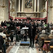 Il Coro Polifonico Monserrato e l'orchestra Fidei Donum