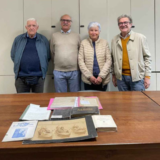 La famiglia di Luigi Melano Rossi dona nuovi documenti al Comune di Vicoforte La famiglia di Luigi Melano Rossi dona nuovi documenti al Comune di Vicoforte