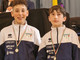 Nella foto: Centola e Giachino 5° e 6° classificati nella categoria Giovanissimi