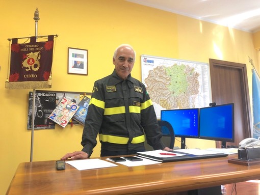 Un nuovo comandante per i Vigili del Fuoco della Granda: in servizio l’ingegner Corrado Romano