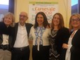 Ciaferlin alias Aurelio Seimandi con le 4 castellane Monica Demaria, Paola Secchi, Manuela Tosello, Graziella Toselli