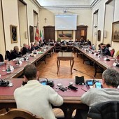 La sala del Consiglio del municipio di Cuneo - foto di repertorio