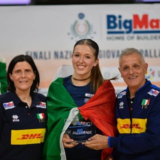 Matilde Borello premiata miglior schiacciatrice delle finali nazionali Under 16