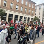 Immagine di un precedente corteo in città Immagine di un precedente corteo in città