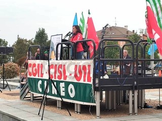 Nelle foto alcuni momenti della manifestazione tenuta in piazza Foro Boario