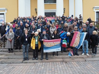 La delegazione al completo La delegazione al completo