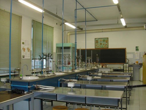 Un laboratorio del Liceo Peano