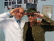 Il dottor Diego Cossu con Bono degli U2