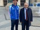 De Pasquale con il presidente Pellegrino De Pasquale con il presidente Pellegrino
