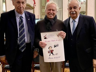 Da sinistra: Marco Allocco con Danilo Paparelli e Franco Civallero Da sinistra: Marco Allocco con Danilo Paparelli e Franco Civallero