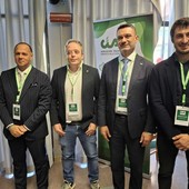 Da sinistra, Gabriele Carenini, Igor Varrone, Cristiano Fini e Marco Bozzolo Da sinistra, Gabriele Carenini, Igor Varrone, Cristiano Fini e Marco Bozzolo