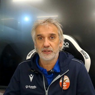 Danilo Bianco, allenatore AC Cuneo 1905 in conferenza stampa