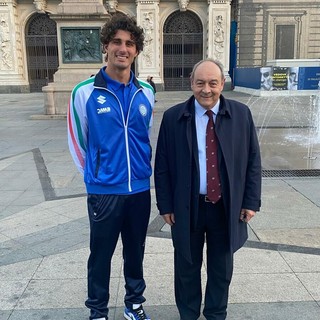 De Pasquale con il presidente Pellegrino