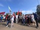 Una protesta alla Dana di Cervere