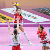 Lena Stigrot in attacco contro Busto: "Sono convinta che possiamo farcela a conquistare la salvezza" (Foto: Danilo Ninotto) Lena Stigrot in attacco contro Busto: "Sono convinta che possiamo farcela a conquistare la salvezza" (Foto: Danilo Ninotto)