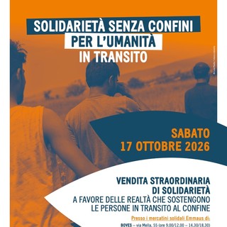 Emmaus Cuneo promuove una vendita straordinaria per i migranti in transito Emmaus Cuneo promuove una vendita straordinaria per i migranti in transito