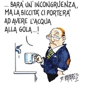 Riflessioni sulla siccità nella vignetta di Danilo Paparelli Riflessioni sulla siccità nella vignetta di Danilo Paparelli
