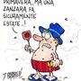 L'arrivo dell'estate nella vignetta di Danilo Paparelli L'arrivo dell'estate nella vignetta di Danilo Paparelli