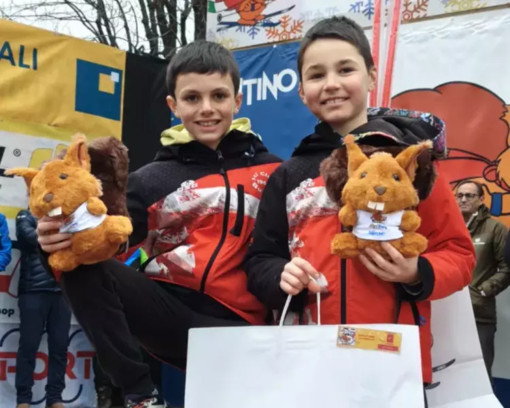 Premiati allo Skiri Trophy in Trentino due giovani atleti dello Sci Club Busca