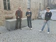 Alcuni momenti della presentazione tenuta questa mattina al castello di Roddi