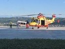 L'operaio è stato trasportato al nosocomio torinese con l'eliambulanza del 118