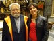 In foto Enzo Bianchi con Silvia Gullino In foto Enzo Bianchi con Silvia Gullino