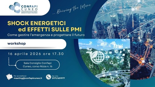 CONFAPI CUNEO promuove il convegno “Ambiente & Energia” dedicato alle PMI CONFAPI CUNEO promuove il convegno “Ambiente & Energia” dedicato alle PMI