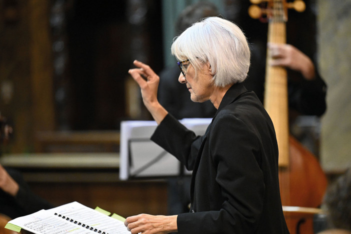 Elena Camoletto, direttore del coro Maghini