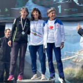 Cristina Frontespizi sul gradino più alto del podio Cristina Frontespizi sul gradino più alto del podio