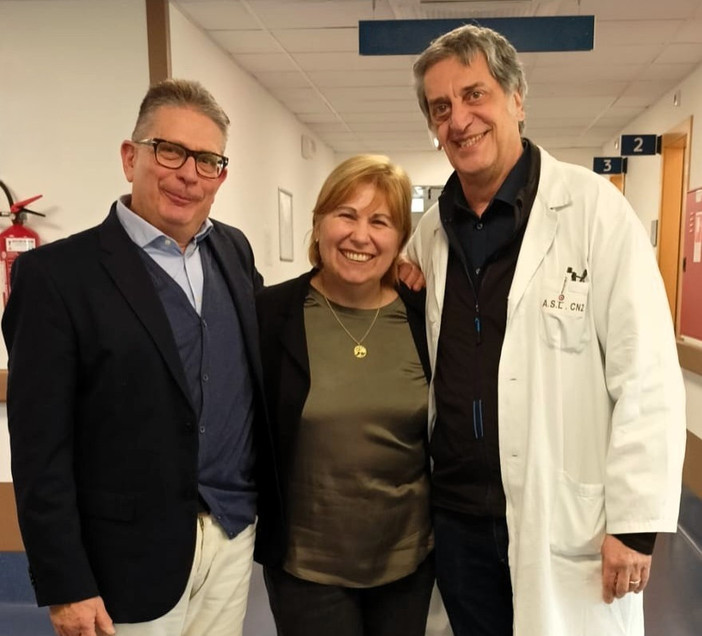 Da sinistra: Luca Burroni, Paola Malvasio e Gian Luca Biletta