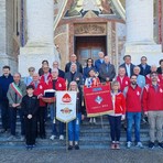 Il Gruppo comunale di Bra della Fidas in festa alla Madonna dei fiori Il Gruppo comunale di Bra della Fidas in festa alla Madonna dei fiori