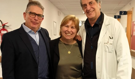 Da sinistra: Luca Burroni, Paola Malvasio e Gian Luca Biletta