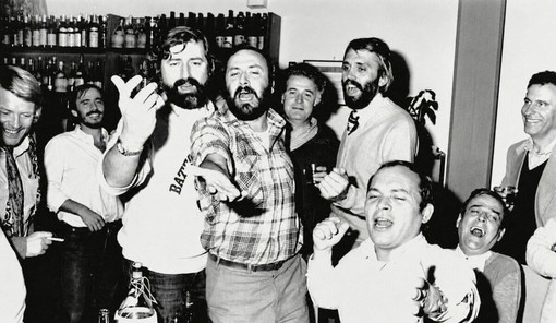 Francesco Guccini, Carlo Petrini e Azio Citi in un immagine ormai celebre Francesco Guccini, Carlo Petrini e Azio Citi in un immagine ormai celebre