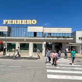 L'ingresso dello stabilimento Ferrero di Alba