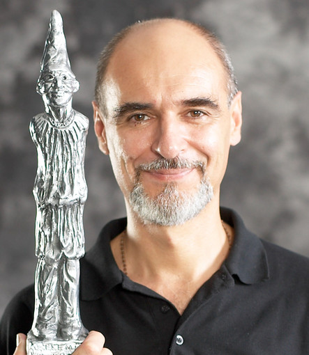 Fulvio Fiori con il Premio Troisi