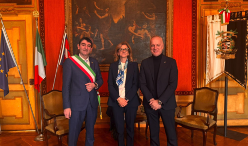 Fossano: il sindaco Tallone ha incontrato il nuovo questore di Cuneo Rosanna Minucci Fossano: il sindaco Tallone ha incontrato il nuovo questore di Cuneo Rosanna Minucci