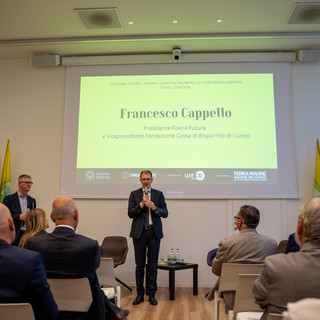 Il presidente di Filiera Futura e vicepresidente di Fondazione Crc Francesco Cappello Il presidente di Filiera Futura e vicepresidente di Fondazione Crc Francesco Cappello