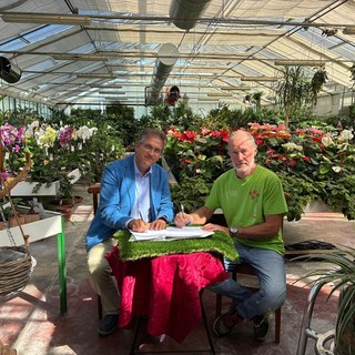 Firma dell'accordo triennale tra Agrion e Asproflor