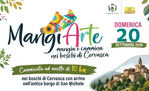Cervasca, tra boschi e sapori arriva "MangiArte": una camminata di 10 chilometri Cervasca, tra boschi e sapori arriva "MangiArte": una camminata di 10 chilometri