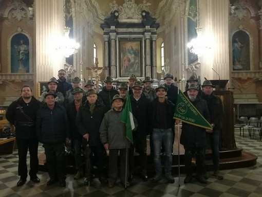 Festa annuale per le penne nere di Chiusa di Pesio