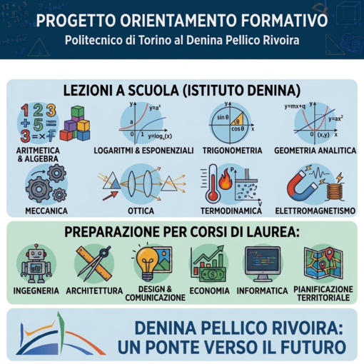 Progetto Orientamento Formativo Politecnico di Torino al Denina Pellico Rivoira Progetto Orientamento Formativo Politecnico di Torino al Denina Pellico Rivoira