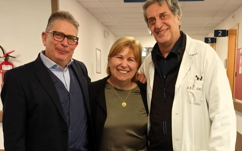 Da sinistra: Luca Burroni, Paola Malvasio e Gian Luca Biletta