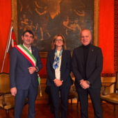 Fossano: il sindaco Tallone ha incontrato il nuovo questore di Cuneo Rosanna Minucci