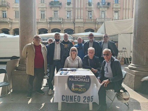A Cuneo il punto informativo di Futuro Nazionale