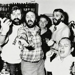 Francesco Guccini, Carlo Petrini e Azio Citi in un immagine ormai celebre