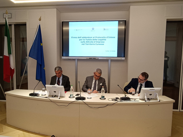 Prefettura e Camera di Commercio firmano  con l’Agenzia delle Entrate  l’Addendum al Protocollo di Legalità