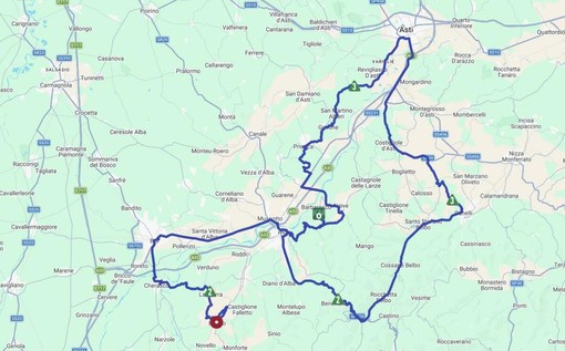 Alba: mercoledì 25 marzo transiterà la “Corsa ciclistica Coppi e Bartali”
