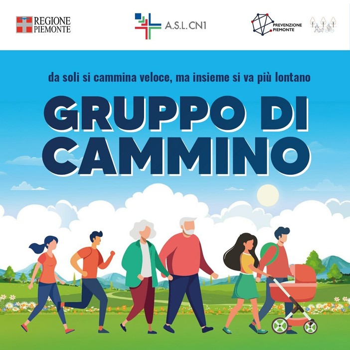 Parte il gruppo di cammino ad Envie